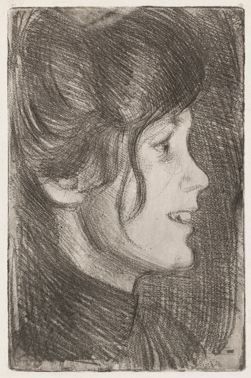 Retrato de una joven (Anni Swan) de Eero Järnefelt