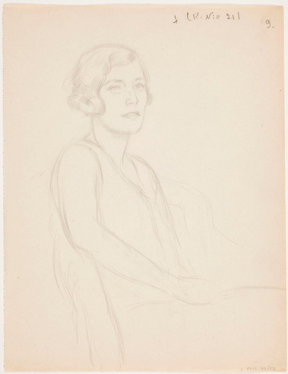 Retrato de una joven de Eero Järnefelt
