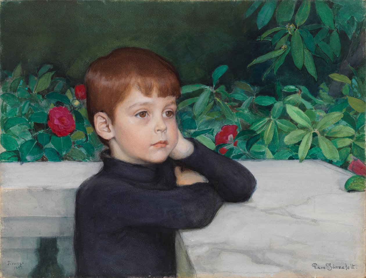 Retrato del hijo del artista (Heikki Järnefelt) de Eero Järnefelt