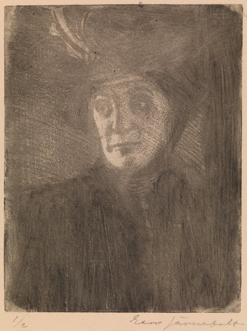 Retrato de la esposa del artista de Eero Järnefelt