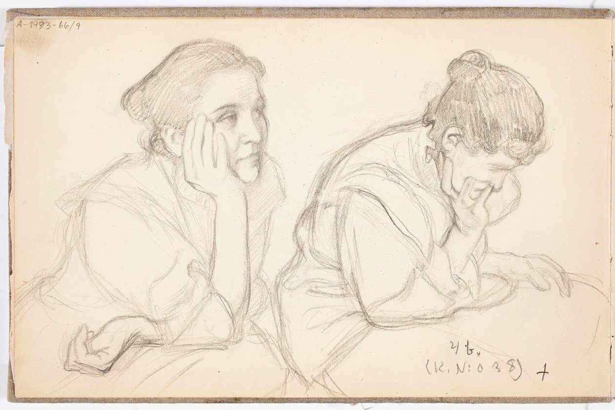 Saimi Järnefelt, Dos bocetos de retratos de Eero Järnefelt