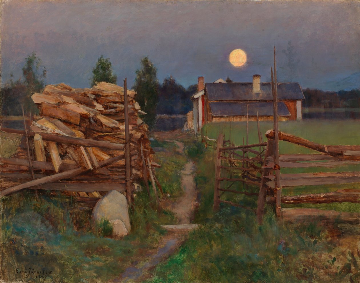 Luna de una noche de verano de Eero Järnefelt