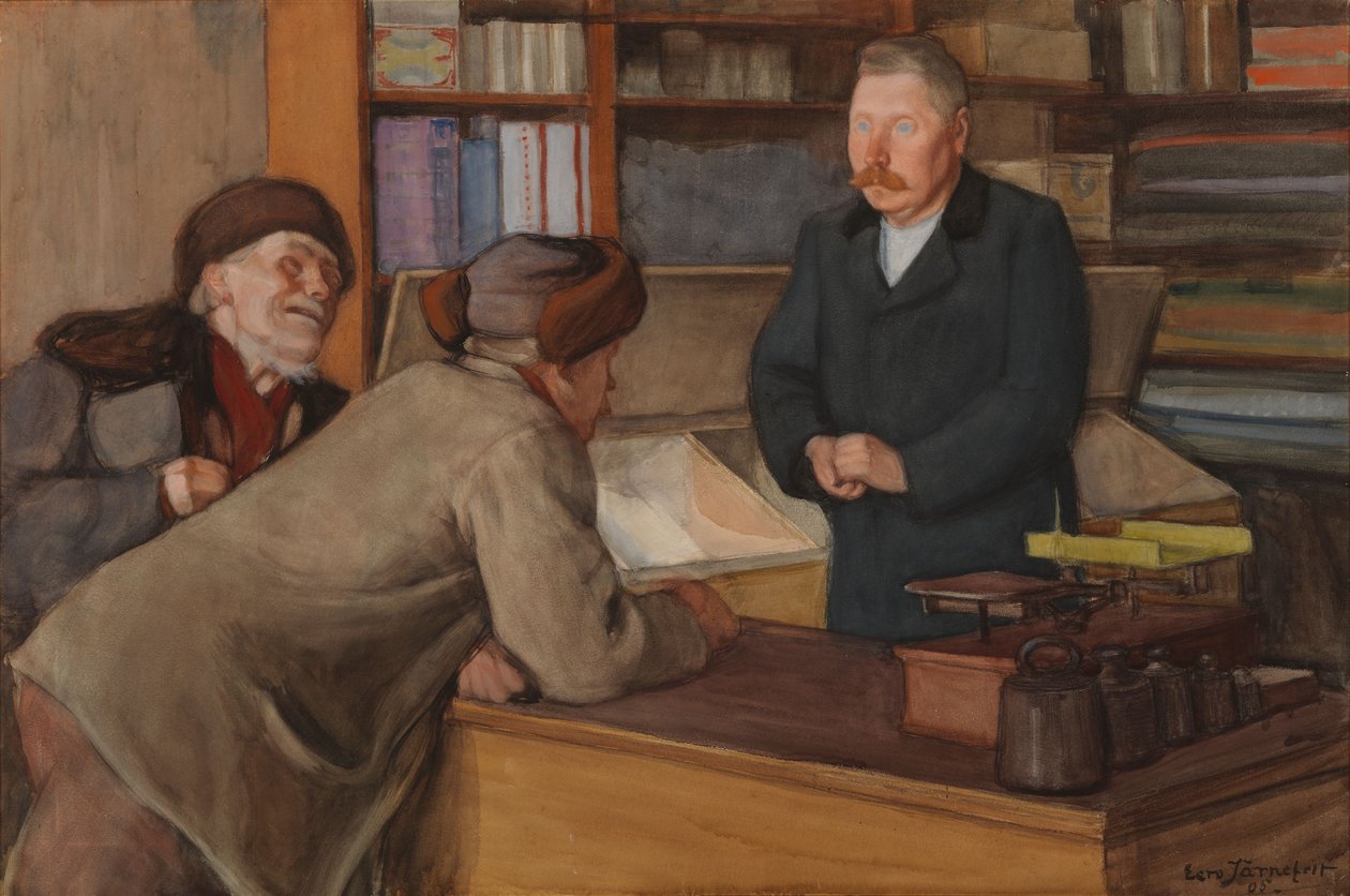 La tienda del pueblo de Eero Järnefelt