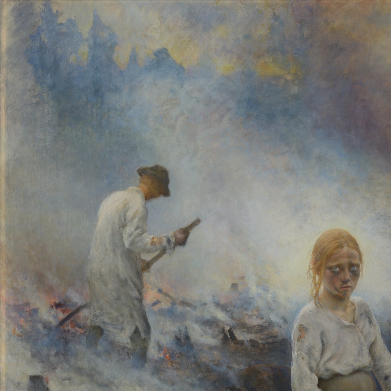 Bajo el yugo (Quemando la maleza) de Eero Järnefelt