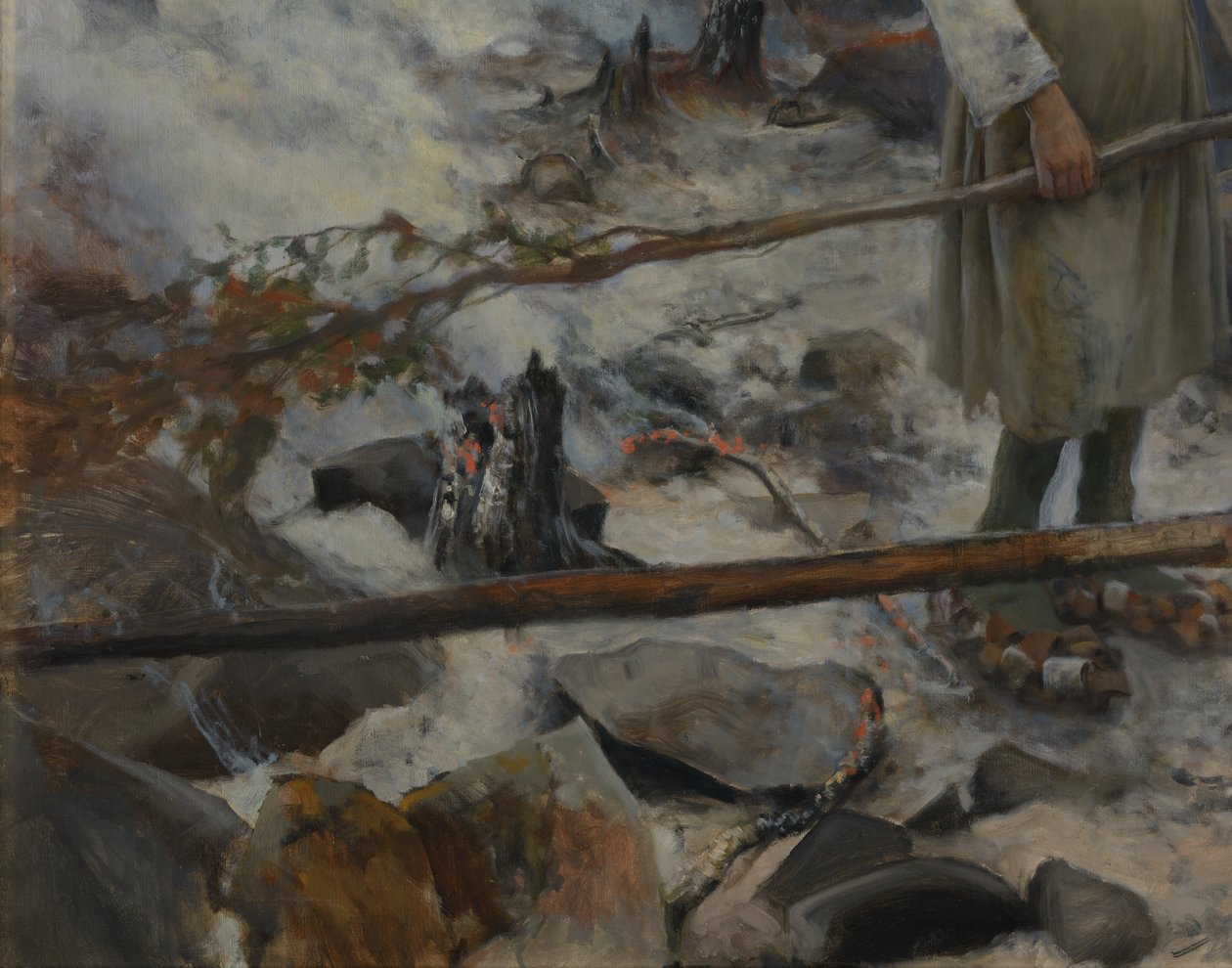 Bajo el yugo (Quemando la maleza) de Eero Järnefelt