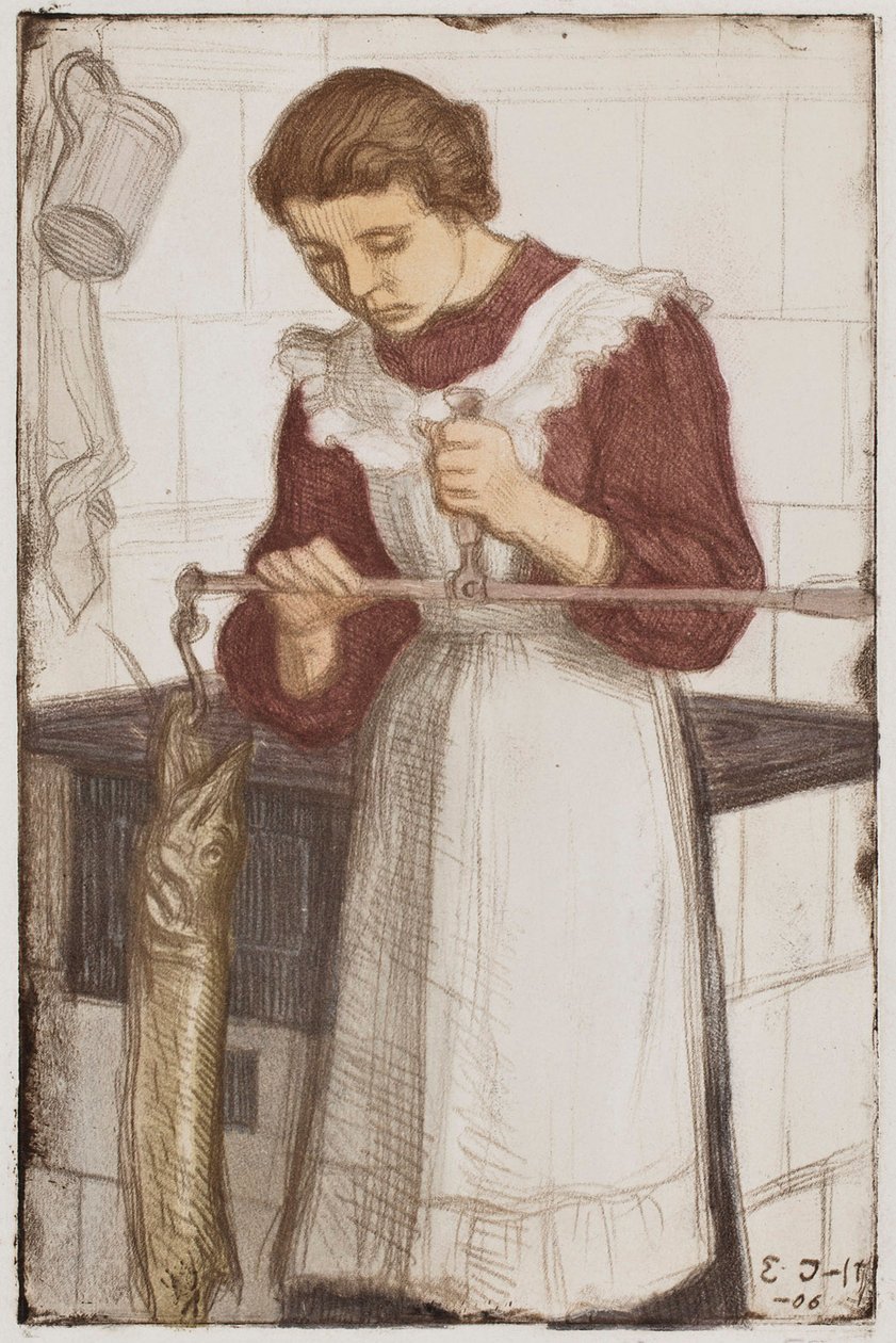Pesando el lucio de Eero Järnefelt