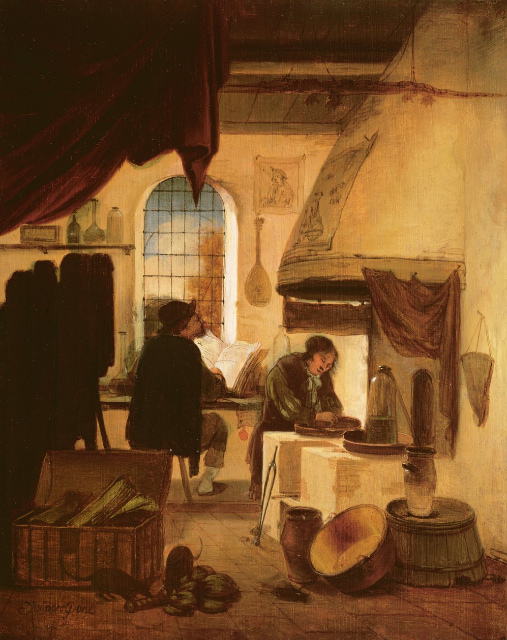 El alquimista de Egbert van der Poel