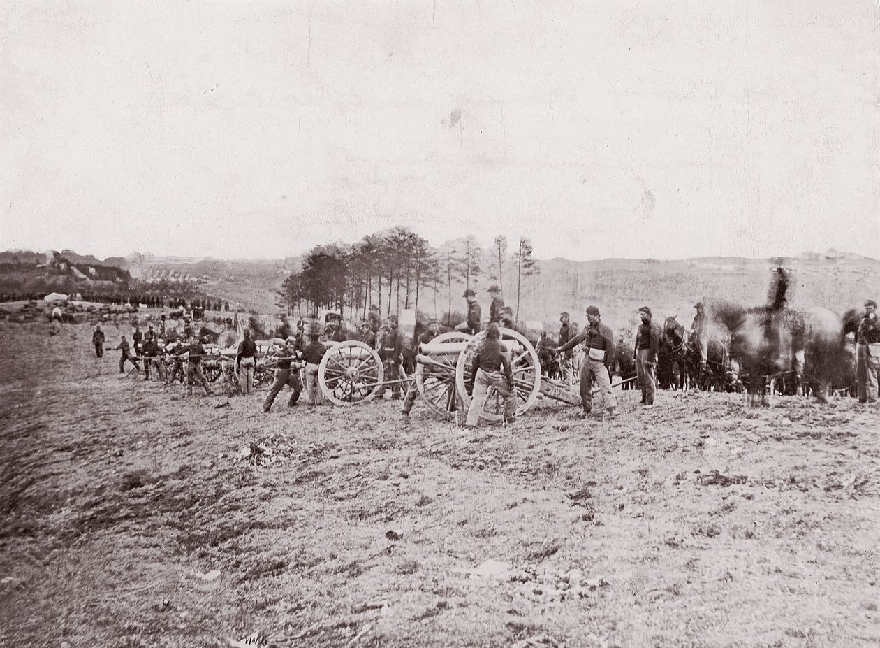 Canal Dutch Gap, Río James, 1864 de Egbert Guy Fowx
