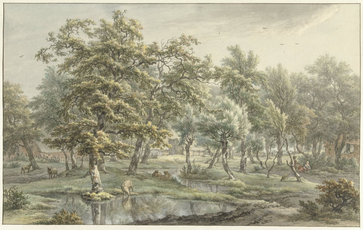Paisaje en Eext (provincia de Drenthe)
Vista en Eext (provincia de Drenthe) de Egbert van Drielst