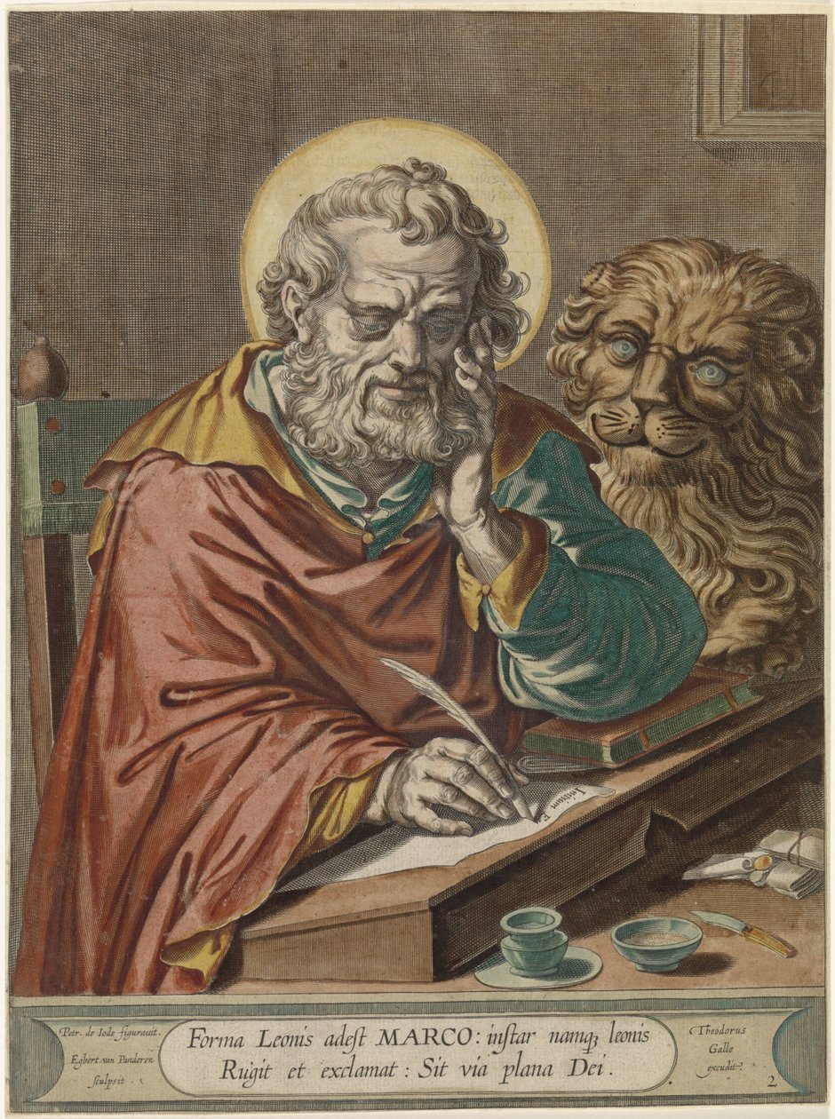 Evangelista Mark
Cuatro evangelistas (título de la serie) de Egbert van Panderen