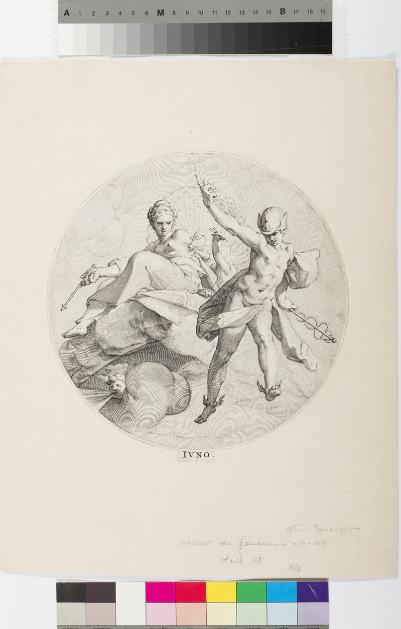 Juno (grabado) de Egbert van Panderen