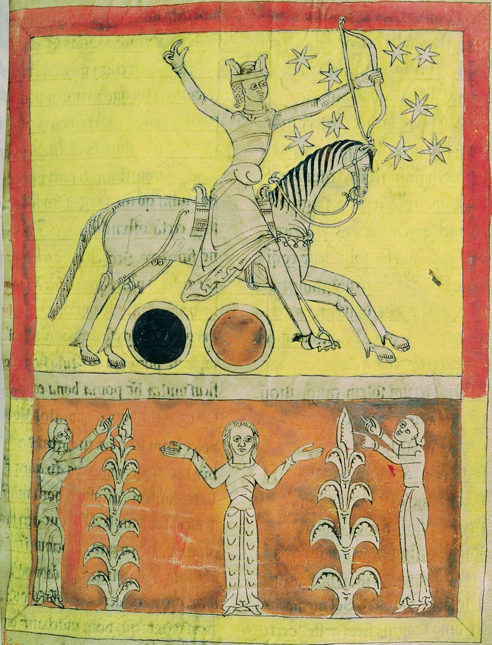 El Caballero Blanco en un caballo blanco parte para la batalla contra Satanás. miniatura del 