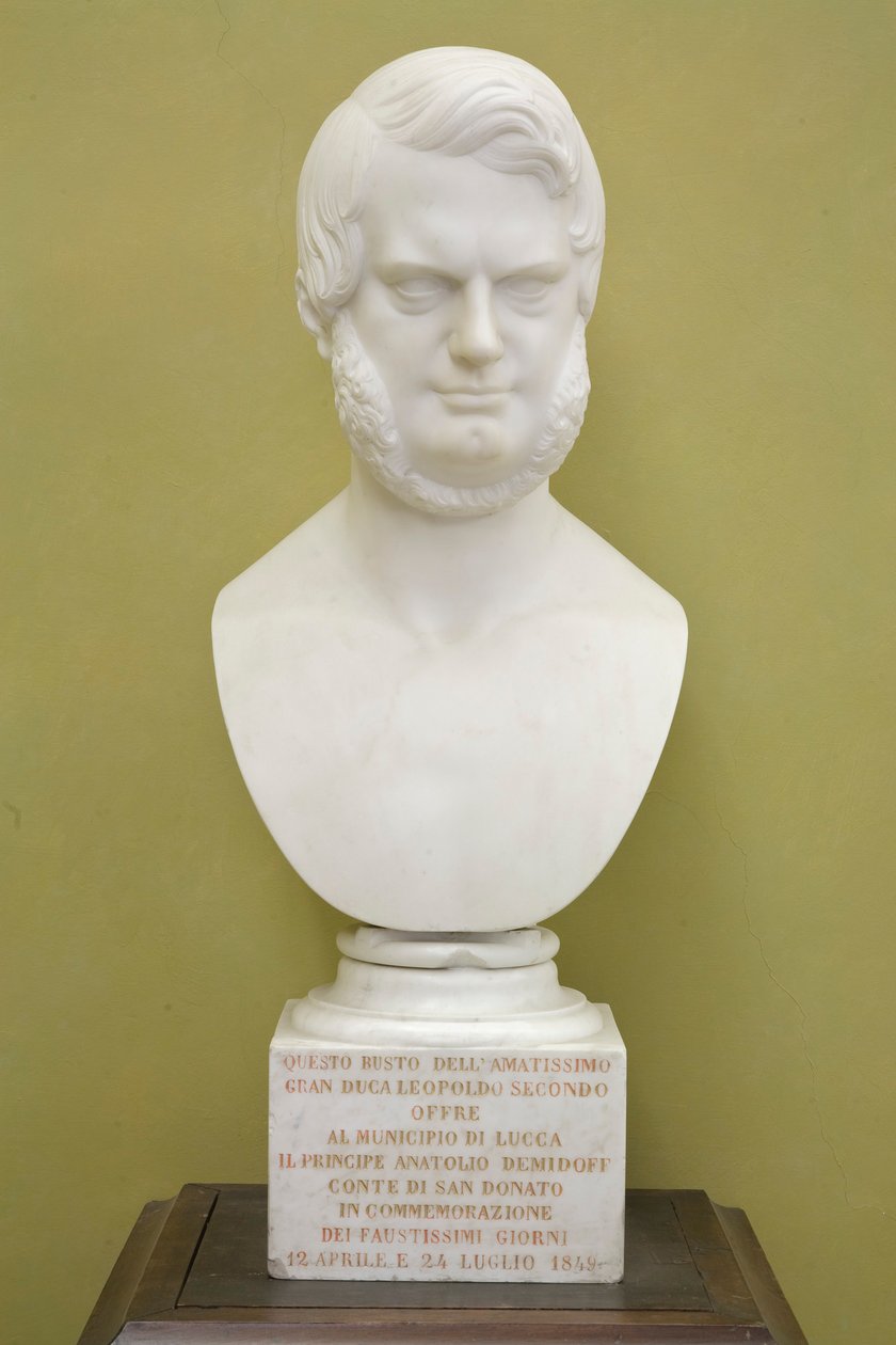 Busto de Leopoldo II de Toscana de Egisto Rossi