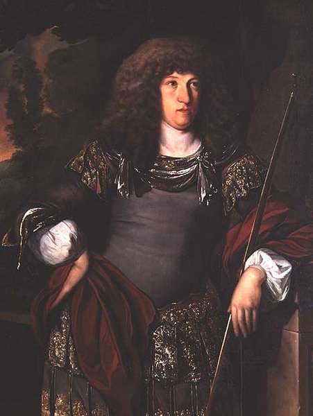 Retrato de un caballero con vestimenta clásica de Eglon Hendrick van der Neer