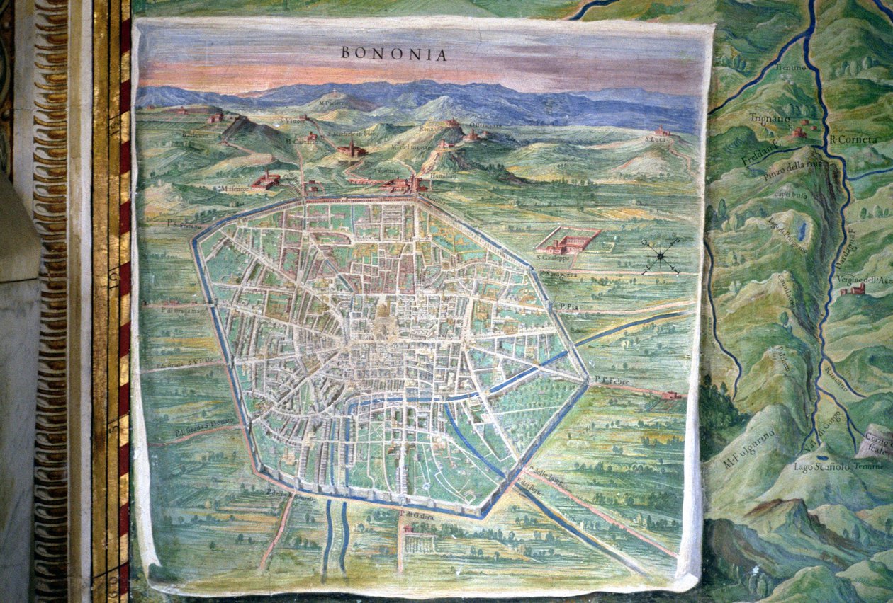 Bolonia (detalle) de Ignazio Danti
