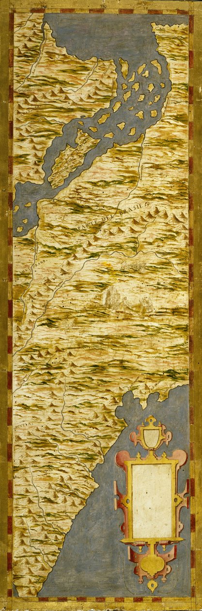 Brasil y el río Amazonas de Ignazio Danti