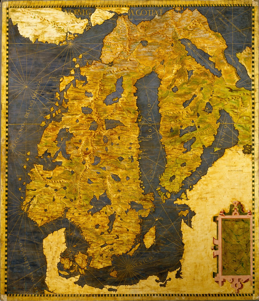 La península escandinava de Ignazio Danti