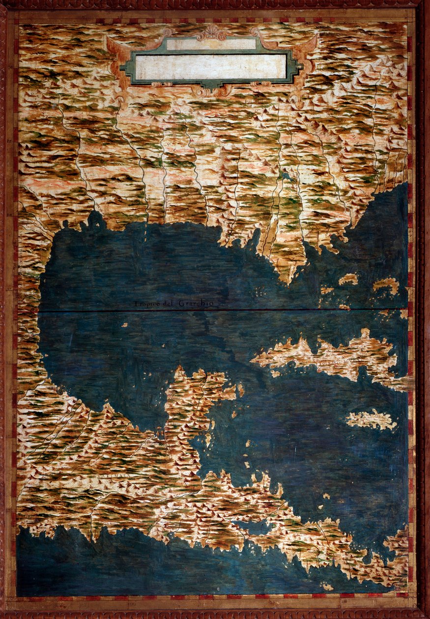 Mapa de México, Cuba, Florida y Jamaica por Egnazio Danti (1567) de Egnazio Danti