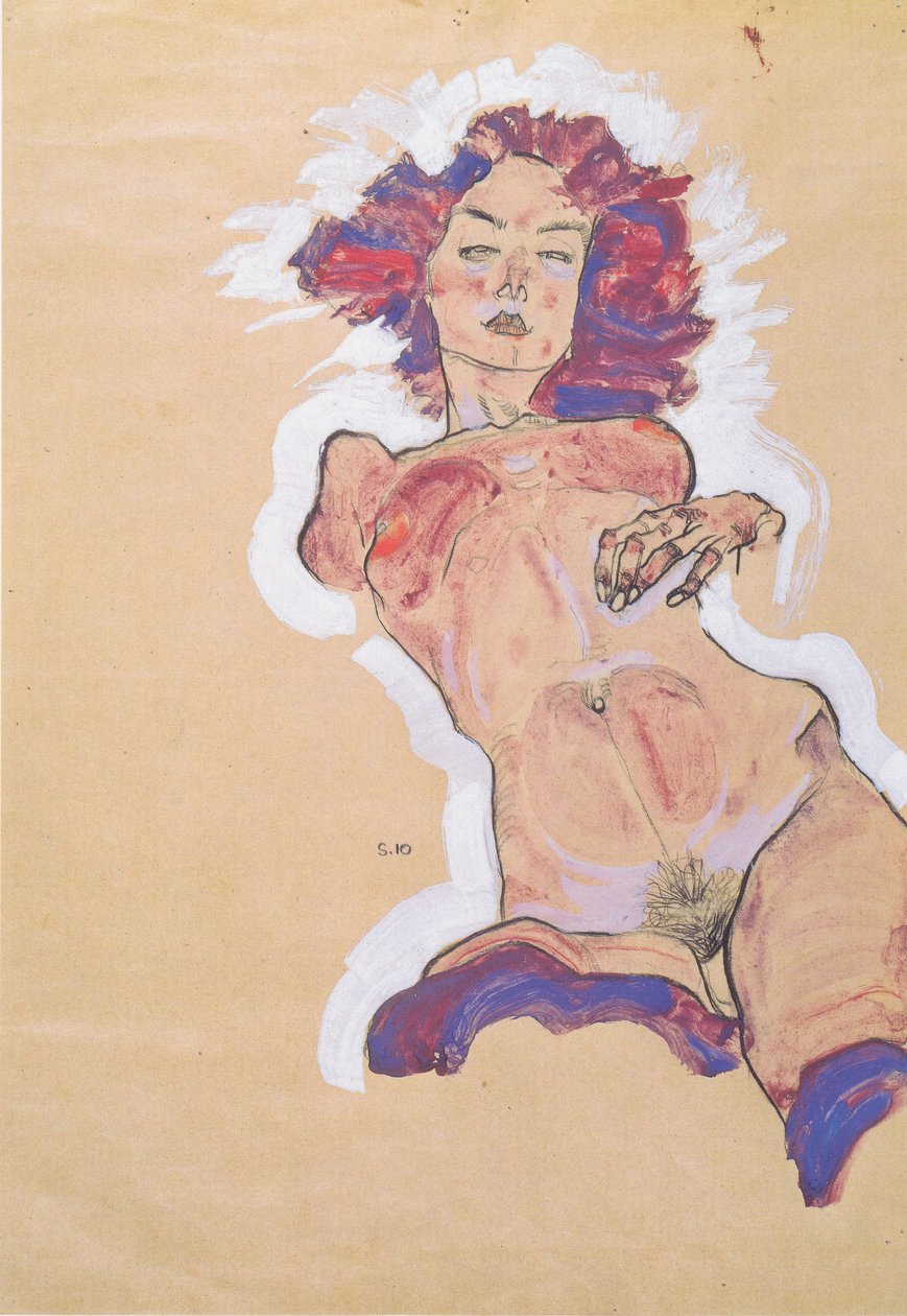 Desnudo femenino de Egon Schiele