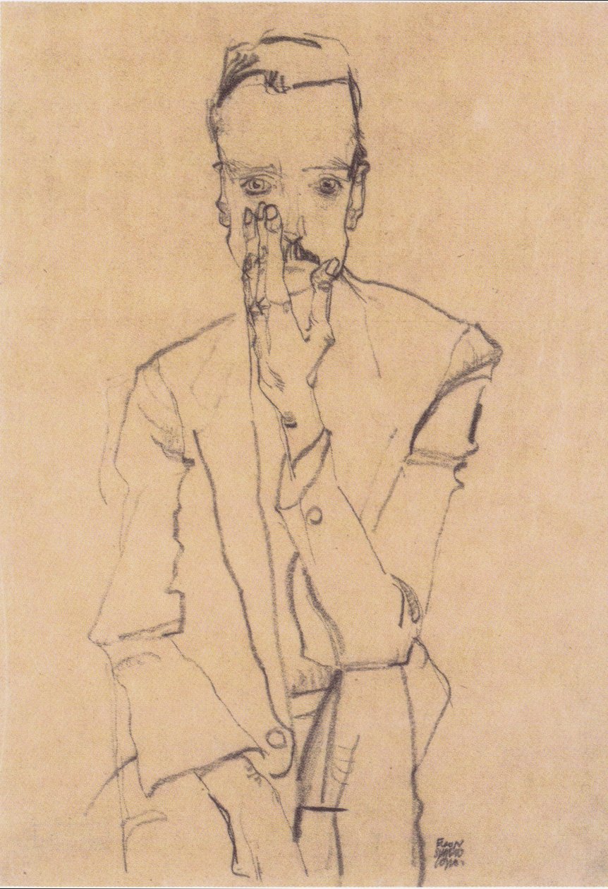 Retrato de Eduard Kosmack de Egon Schiele