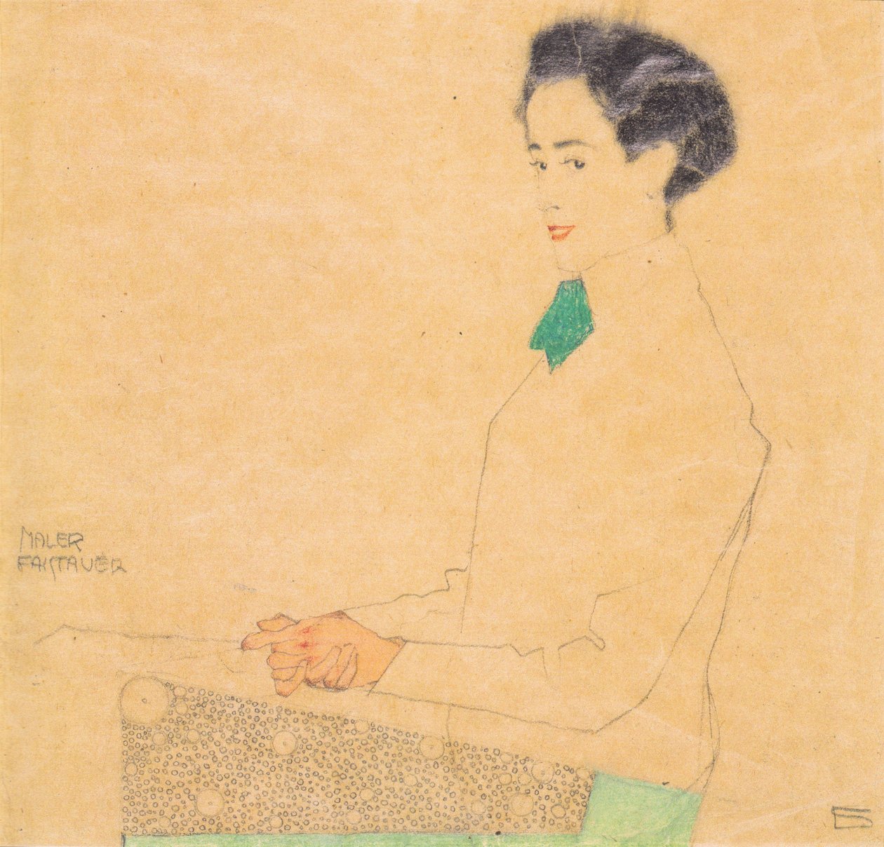 Retrato del pintor Anton Faistauer de Egon Schiele