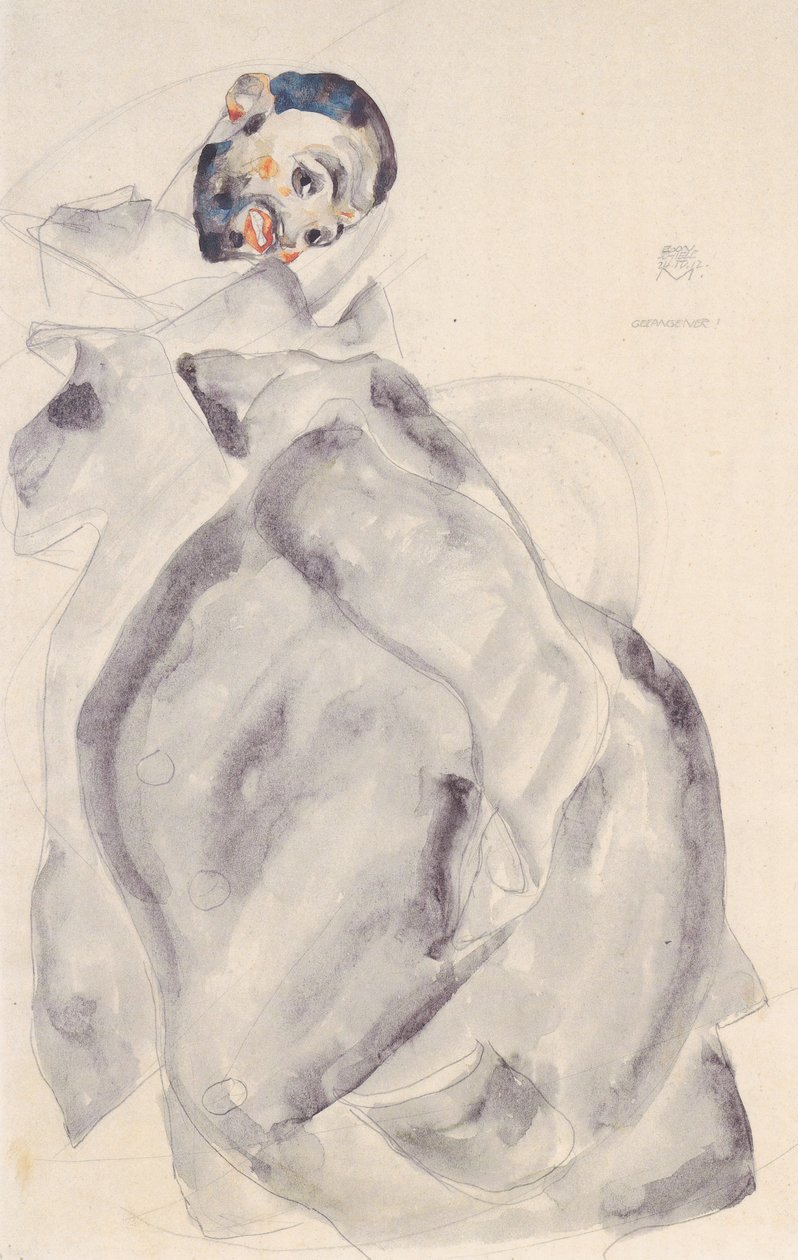 Prisionero de Egon Schiele