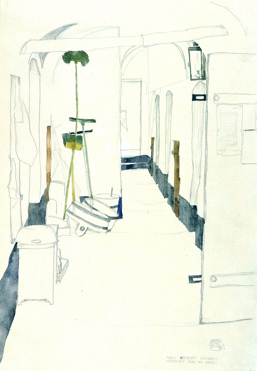 No me siento castigado sino purificado, 1912 de Egon Schiele
