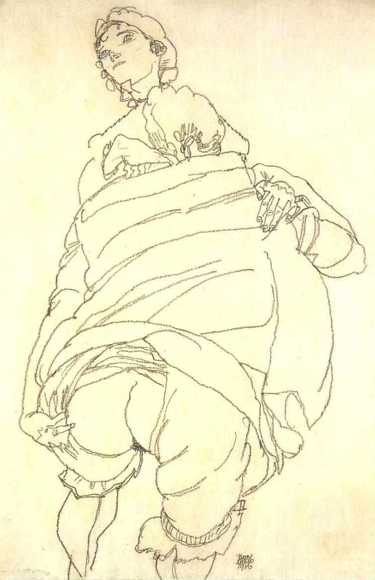 Pareja lésbica de Egon Schiele