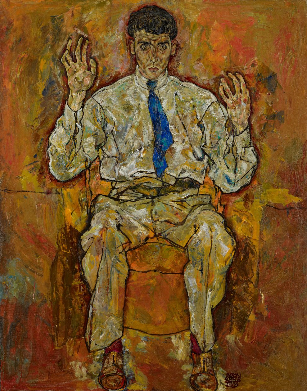 Retrato de Paris von Gütersloh de Egon Schiele