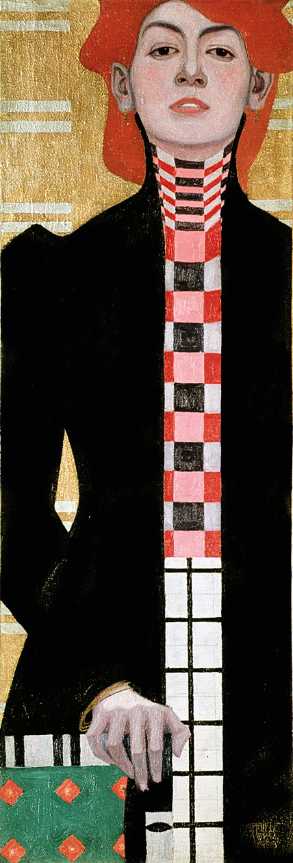 Retrato de una mujer, 1909 de Egon Schiele