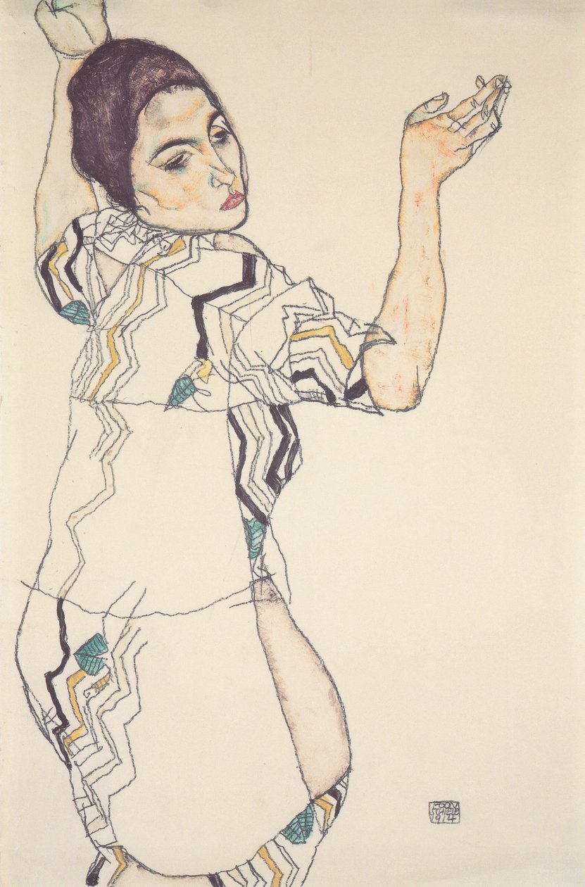 Retrato de Friederike Maria Beer de Egon Schiele