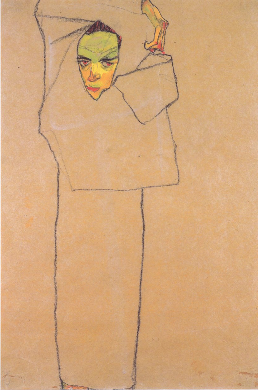 Autorretrato de Egon Schiele
