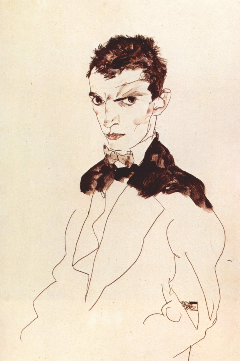 Autorretrato de Egon Schiele
