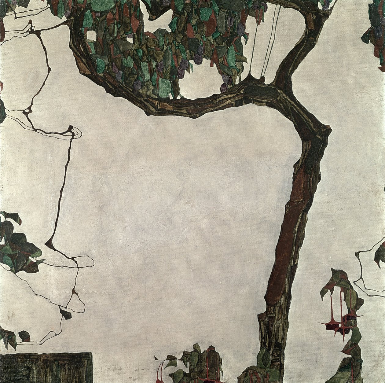 Árbol de otoño, 1909 de Egon Schiele
