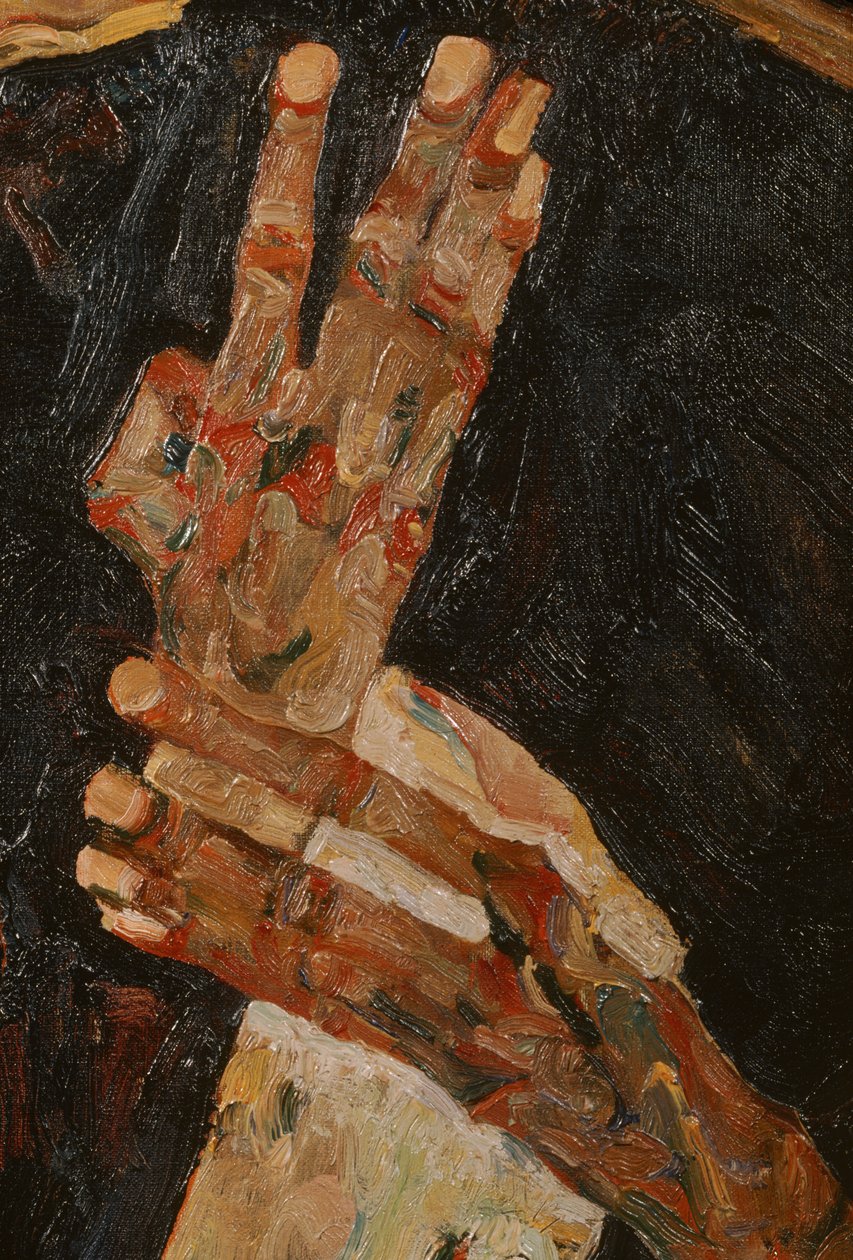 El poeta (óleo sobre lienzo) de Egon Schiele