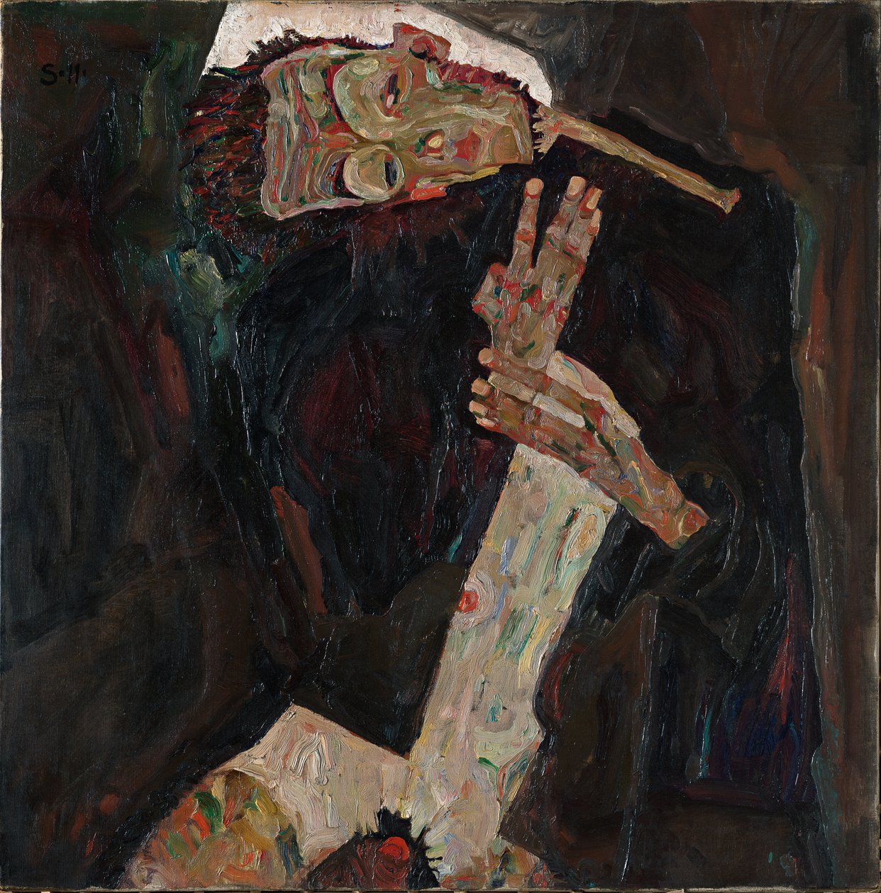 «El poeta» de Egon Schiele