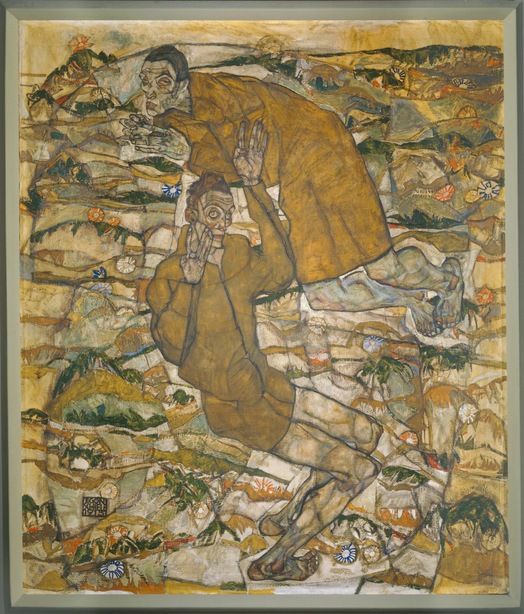 Flotando lejos, Los ciegos de Egon Schiele