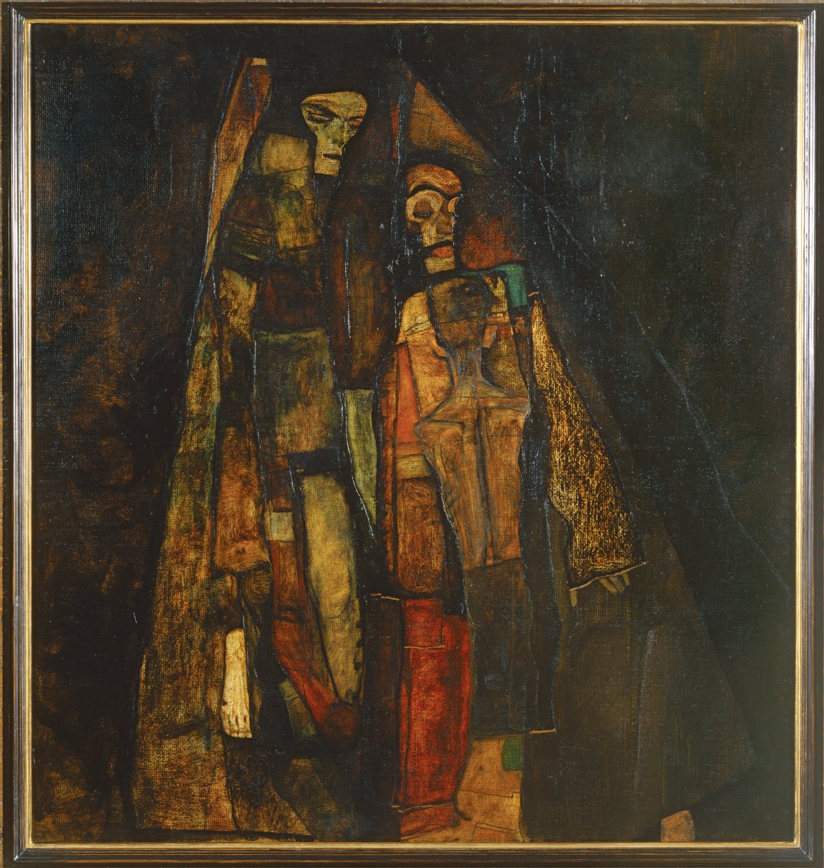 Revelación (óleo sobre lienzo) de Egon Schiele