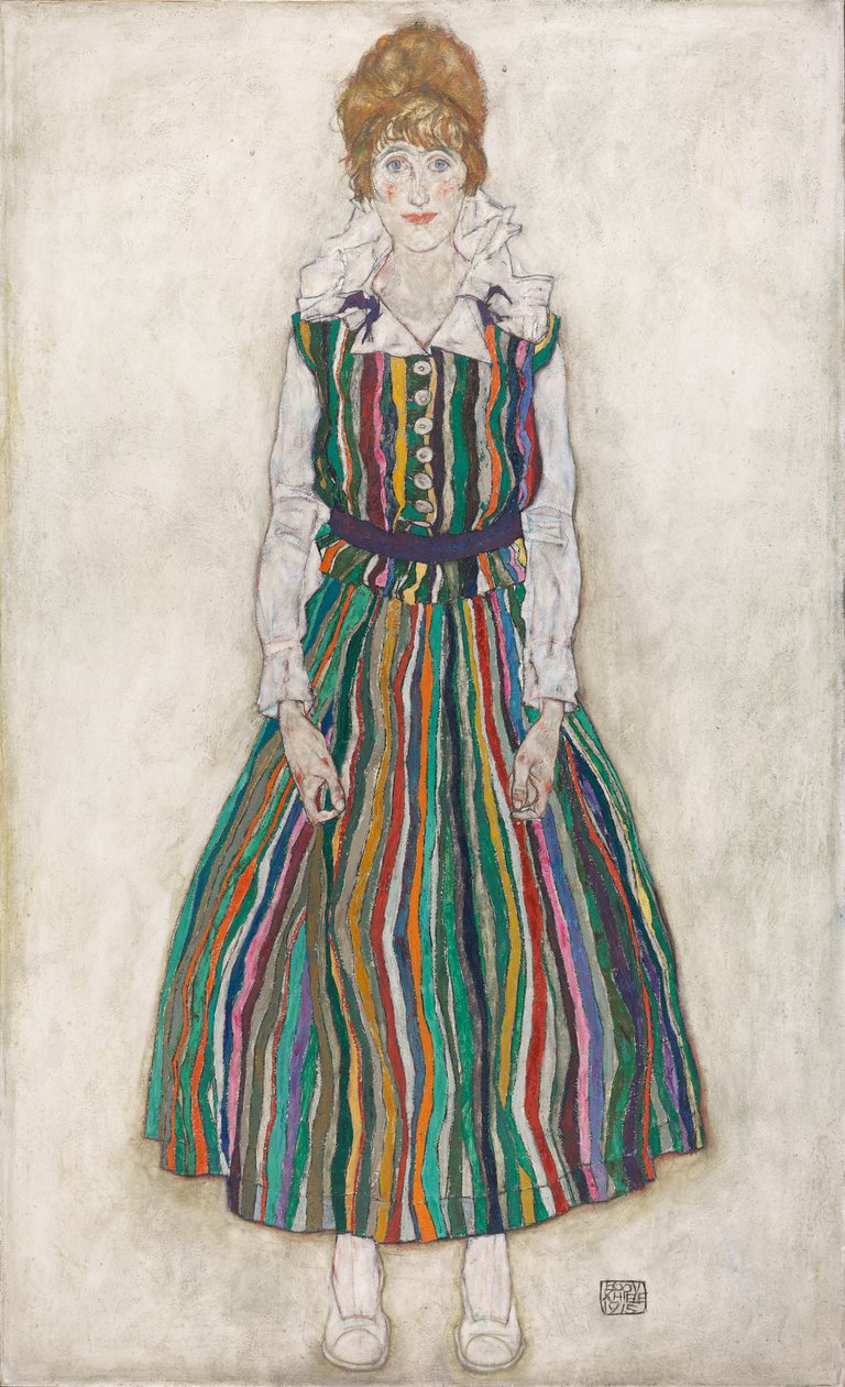Retrato de Edith Schiele, la Esposa del Artista de Egon Schiele