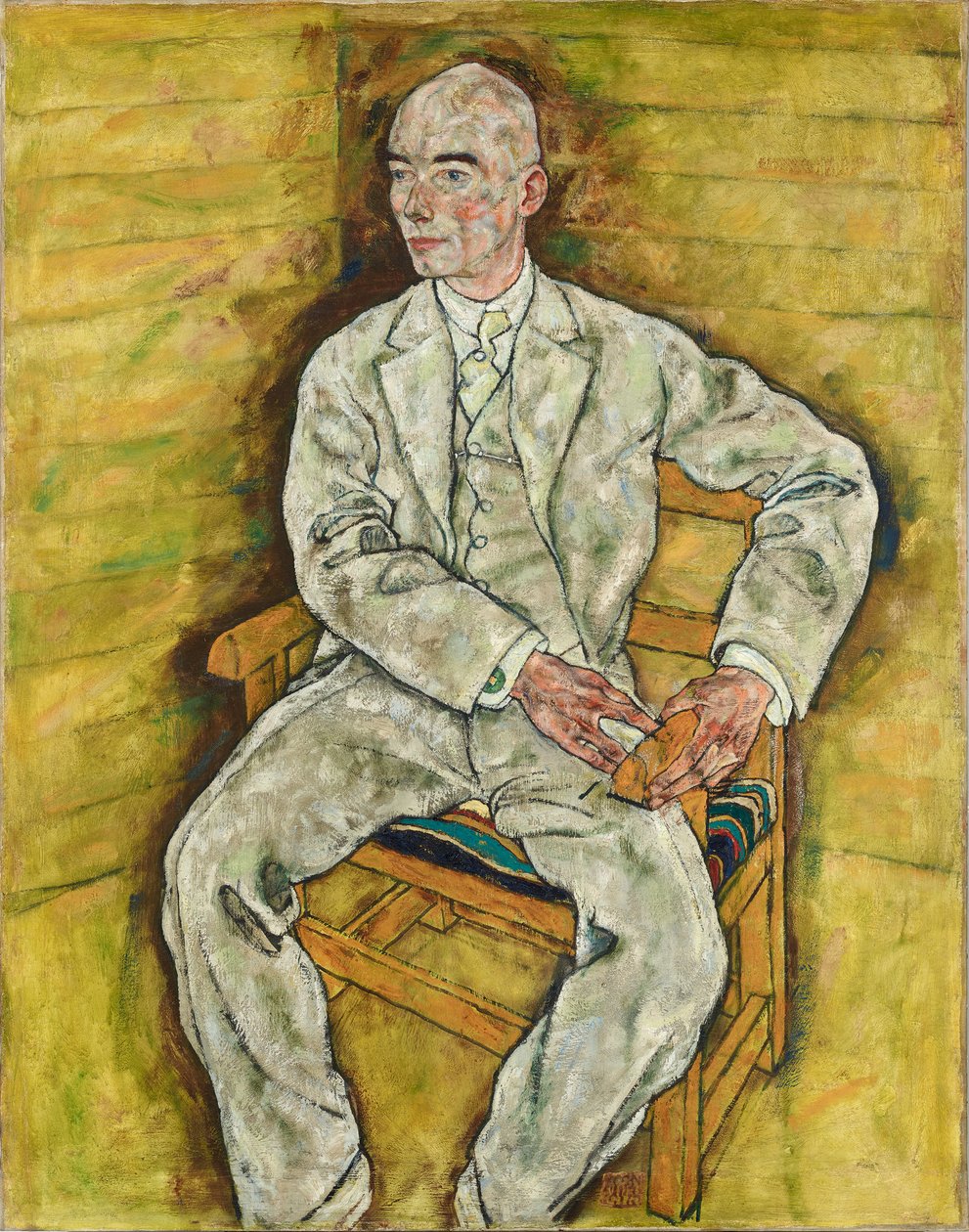 Retrato de Victor Ritter von Bauer, 1918 de Egon Schiele