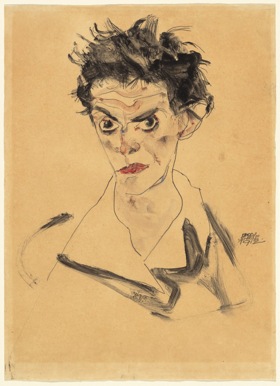 Autorretrato de Egon Schiele