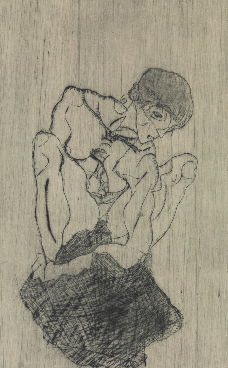 Tristeza, 1914 de Egon Schiele
