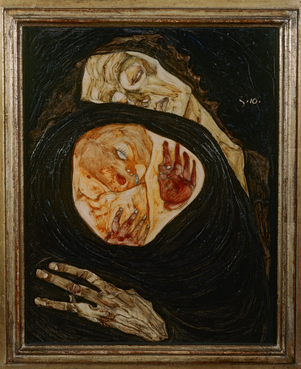 Madre muerta I de Egon Schiele