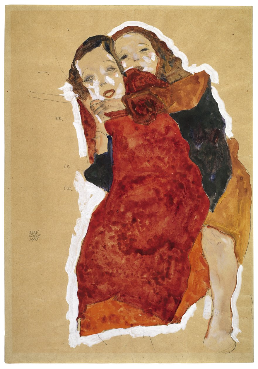Dos chicas de Egon Schiele