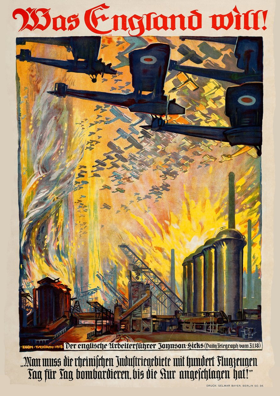 ¡Lo que Inglaterra quiere!, 1918 de Egon Tschirch