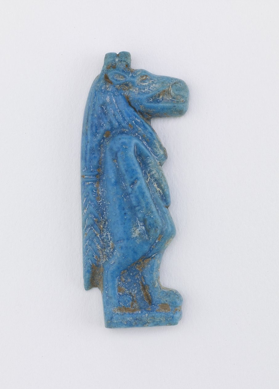 Amuleto: la figura de Thoureis, posiblemente del período Ptolemaico, 305-30 a.C. de Egyptian
