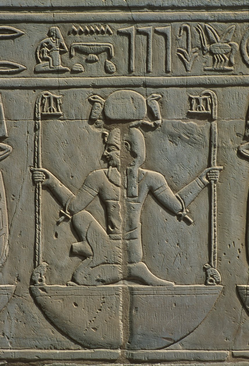 Detalle de un relieve de Egyptian