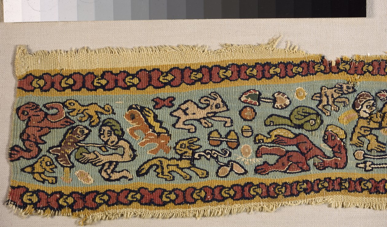 Fragmento de una banda de tapiz de Egyptian