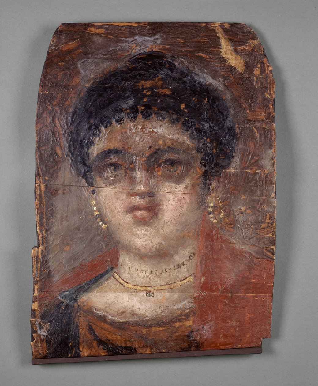 Retrato de momia de una mujer de Egyptian