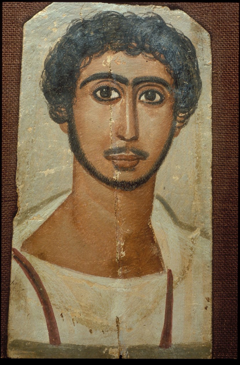 Retrato de un hombre de Egyptian